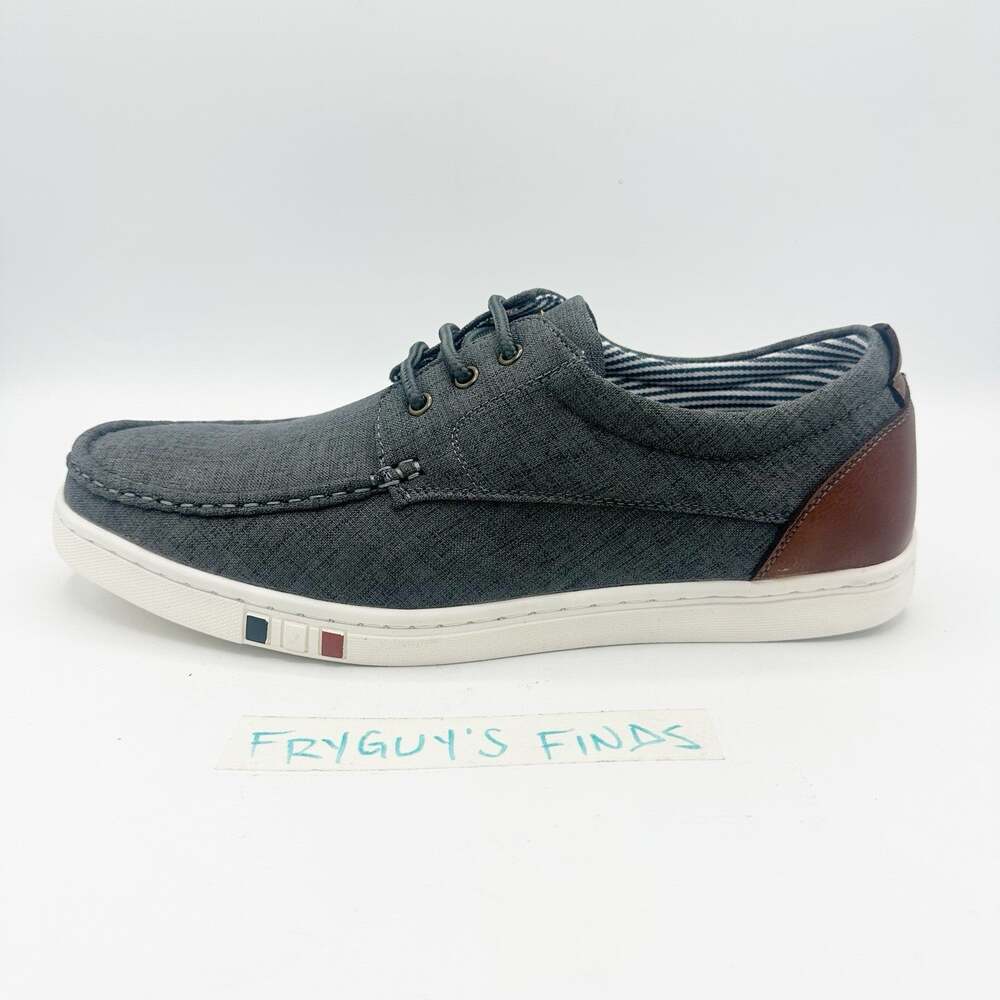 Bruno Marc Men's Oxford Casual Dress Sneaker JH19001M Size 10.5 Gray / Brown
